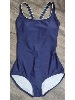 SPEEDO Powerflex Ultraback One-piece Swimsuit Bathingsuit Women's Size Medium